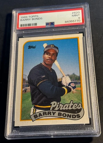 1989 BARRY BONDS TOPPS #620 PSA 9 PIRATES (770)