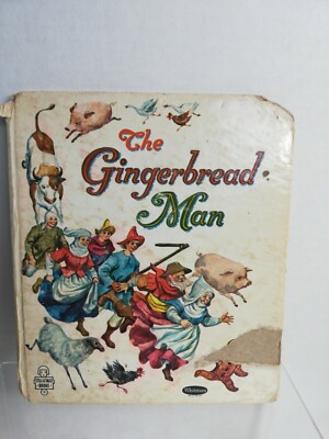 Vintage The Gingerbread Man 1963 Whitman Tell A Tale Children's Book 