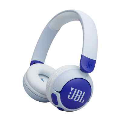 JBL Junior 320BT Kids Wireless Bluetooth On-Ear Headphones for Kids (Blue)