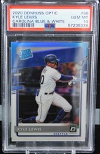 Kyle Lewis Seattle Mariners 2020 Panini Donruss Optic Card #56 PSA 10 Gem Mint