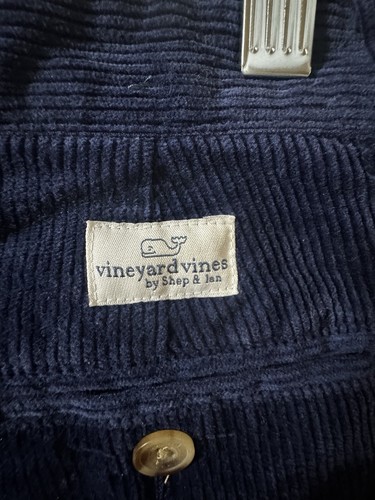 Vineyard Vines Navy Corduroy Pants Girls - Picture 4 of 4