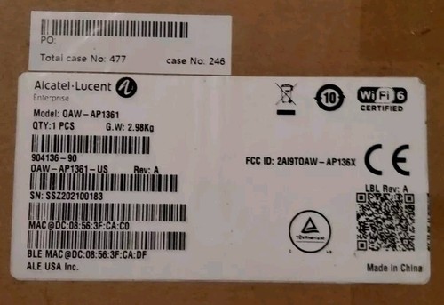 Alcatel-Lucent OAW-AP1361 **New Open Box** - Picture 3 of 4