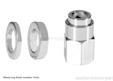 Wheel Studs Installer Tools Nut Kit For Nissan m12x1.25 Year 1987 Chrome V-Proj