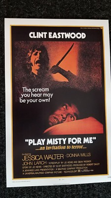 Play Misty For Me movie poster print : Clint Eastwood poster : 11