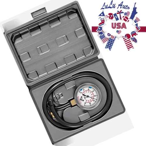 Natural or LP Gas Manifold Pressure Test Kit Natural Gas Meter 1/4" NPT 40" Hose