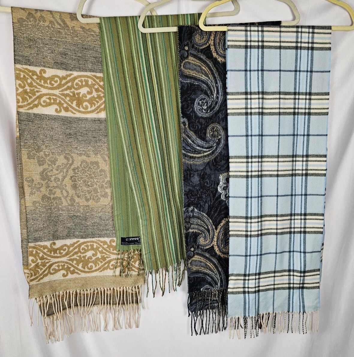 4 Cashmink Scarves by V Fraas Germany – Soft & Luxurious