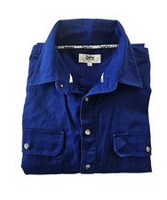 Burke Wills Men's Flinders Shirt Navy Size Large