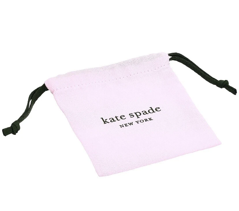 Серьги-гвоздики Kate Spade New York с нарезанными гребешками Pavè светлый сапфир - Изображение 2 из 4