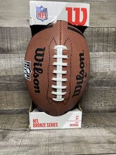 Official Wilson x NFL Football Bronze Series Official Size Age 14+ Damaged Box