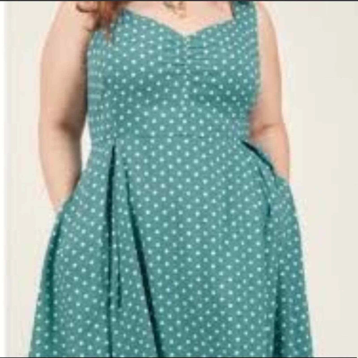 Modcloth polka dot store dress