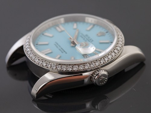 Rolex Datejust 36, Ref 116200, Men's, Stainless Steel, Custom Tiffany Blue Dial - Picture 13 of 24