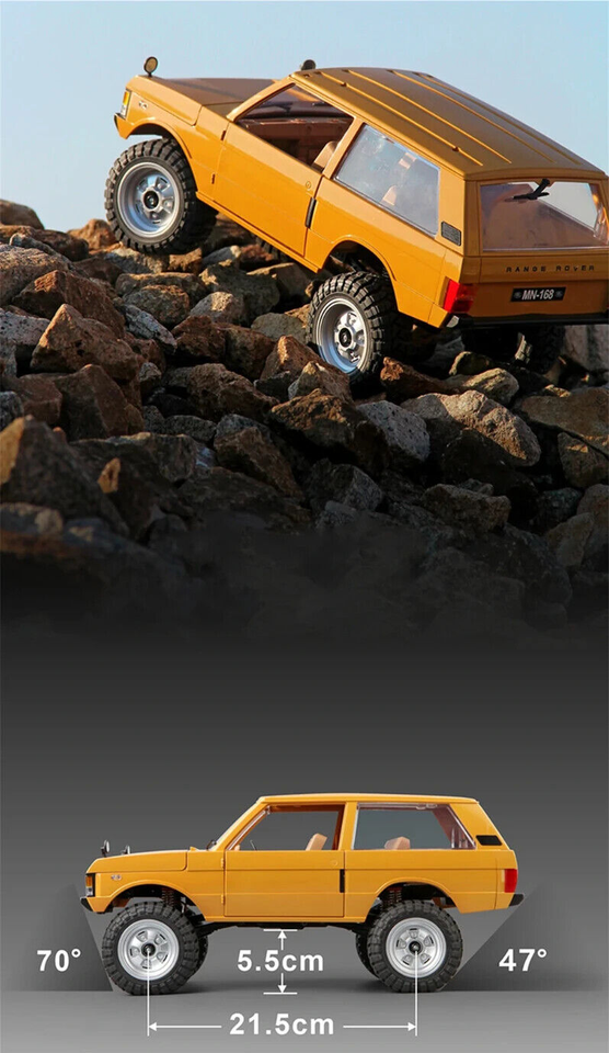 RC 1/12 Truck Land Rover RANGE ROVER 4X4 SUV *RTR* -YELLOW- | eBay