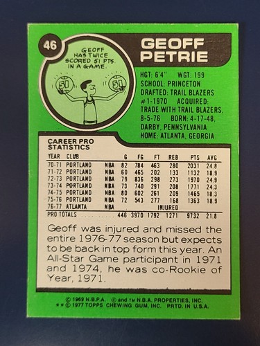 Tarjetas de baloncesto Topps 1977-78 completan tu conjunto que elijas elegir cada una #1 - 132 - Imagen 87 de 265