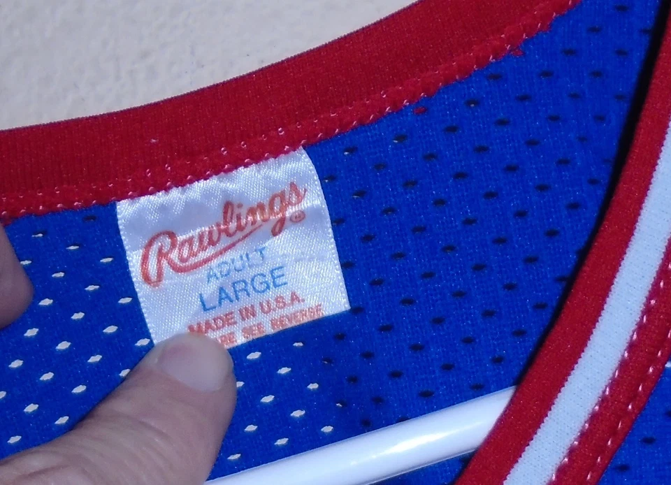 Camiseta de colección de los 80 Rawlings New York Giants Phil Simms grande NFL Foto 2 de 3