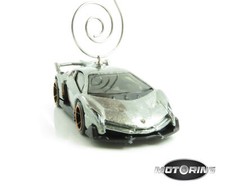 Lambo Lamborghini Veneno Grey Gray Car Rare Christmas Tree Ornament Diecast