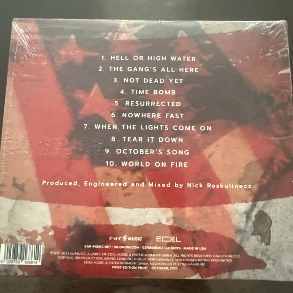 Skid Row The Gang's All Here (CD) Album Digipak - Image 2 of 2