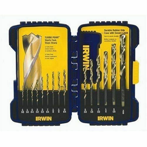 IRWIN Industrial 318015 Bit Drill Set 