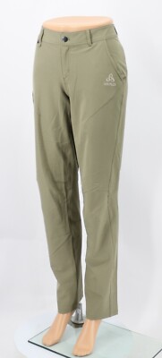 ODLO ALTA BADIA DAMEN FALLEN ROCK GRÜN WANDERHOSE WANDERHOSE UVP £70 A