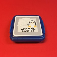 PENGUIN - Addition Facts 0-9 Matching Game 48 Cards with Storage box