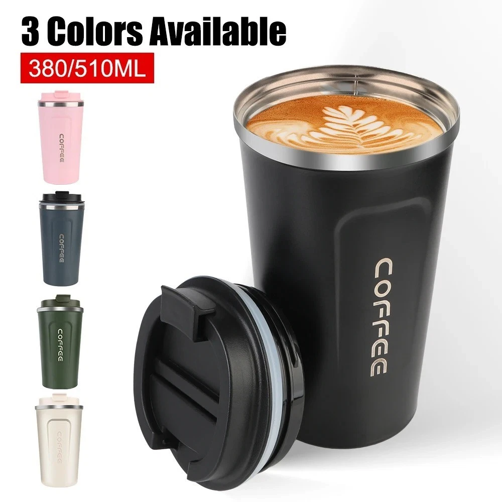 Draper Tazza Ermetica In Acciaio Inox, 400 Ml, Colore Argento, Termica Per Bevande Calde E Fredde