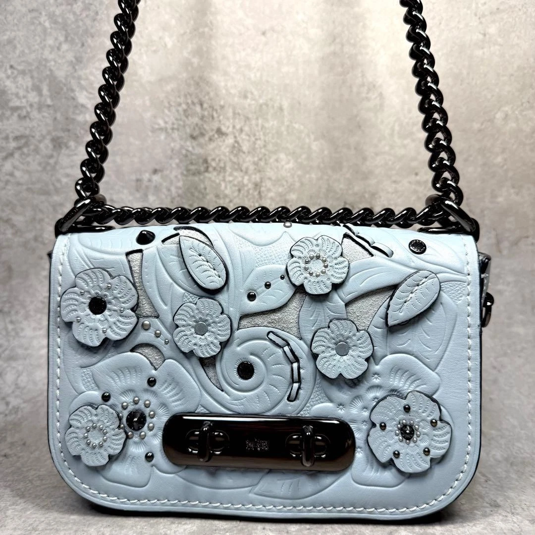 Coach Swagger Floral Leather Exterior Bags & Handbags for Women