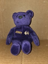 Jerry West 44 - LA Lakers 1999 Salvino's Bammers NBA Plush Purple Bear 9"