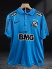 Santos FC 2012-2013 Away Jersey – Neymar #11 Blue Short Sleeve