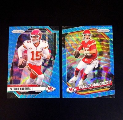  2024 & 2025 Prizm Patrick Mahomes II Lot SKY BLUE WAVE PRIZM SSP/230 