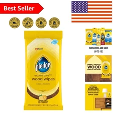 Lemon Scented Expert Care Wipes – 24 Count for Polishing & Protecting Surfaces