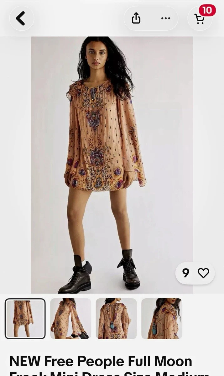 free people beaded floral dress Free People Beaded Tassel Floral Fit And Flare Mini Dress Size 2