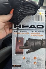 HEAD Women  s Waterproof Hybrid Gloves 1601705 Large