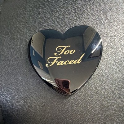 Too Faced Heart-Shaped Bronzer Pressed Powder Brown Compact Makeup Shade Brown
