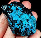 188Ct Spiderweb Blue Turquoise Nugget Specimen YPKS22 — photo 1