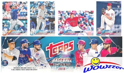 2018 Topps Baseball 705 Cards EXCLUSIVE HUGE Retail Factory Set-2 SHOHEI OHTANI 