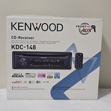 New Kenwood KDC-148 AUX AM/FM Radio CD Receiver Player Discontinued