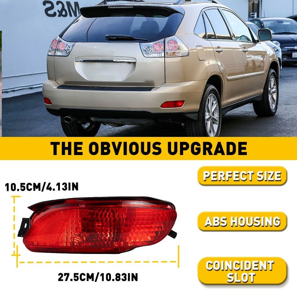 Right Rear Bumper Light Lamp Reflector For Lexus RX330 RX350 RX400h ...