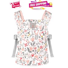 Cute Pink Baby Doll Carrier - Soft Material  Adjustable for Role Play Fun