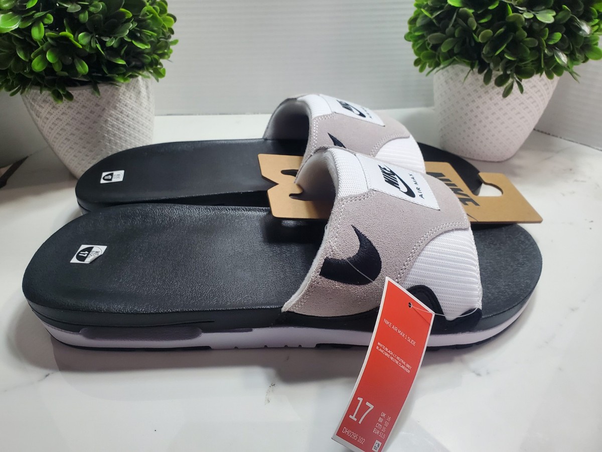 Nike Air Max 1 Slide Men's Size 17 Slippers Sandals Black/Gray