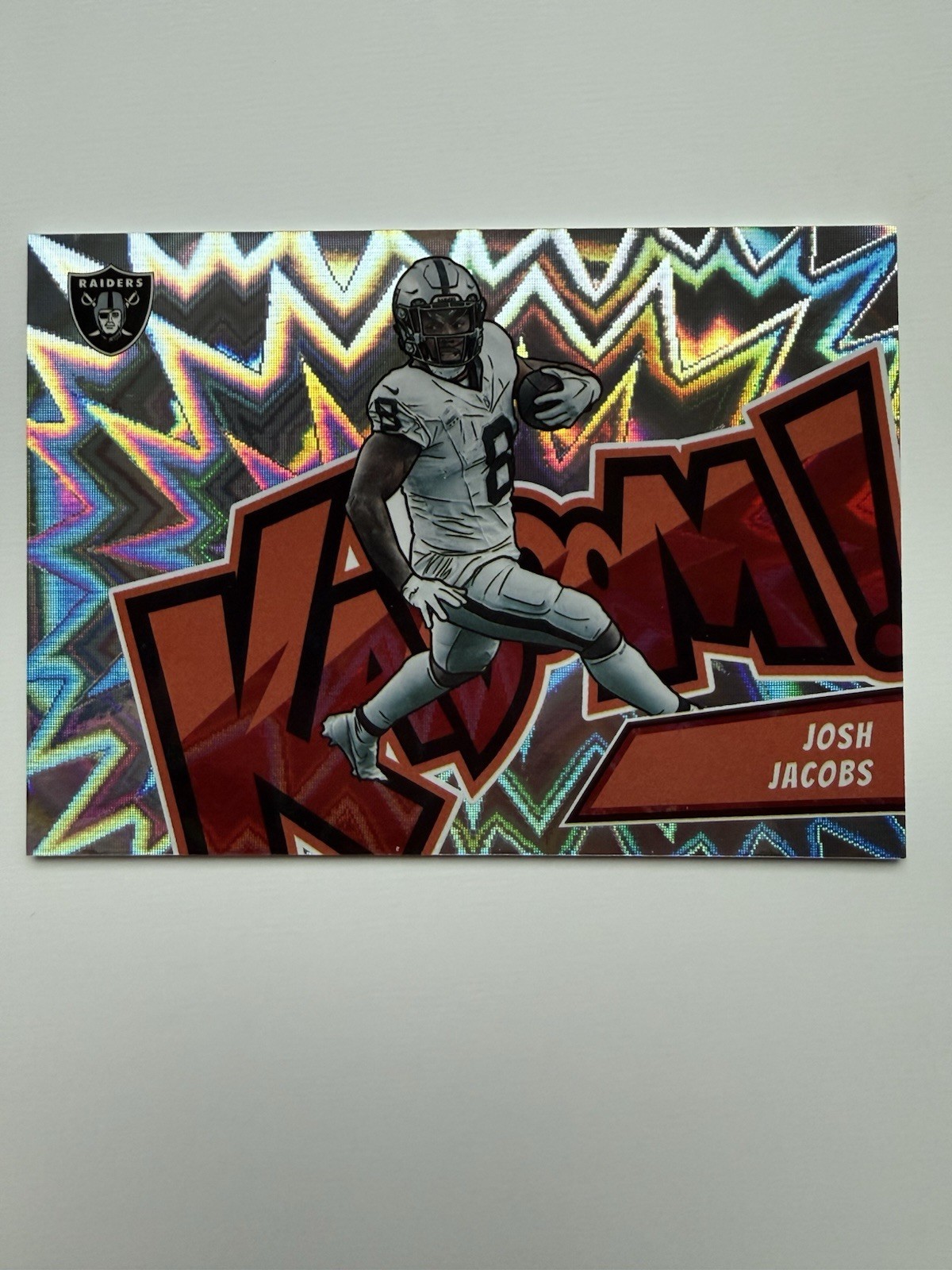 2023 Panini Absolute - Kaboom! Horizontal Josh Jacobs #10