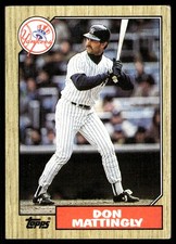 Don Mattingly 1987 Topps #500 Yankees MLB READ FREE SHIPPING AutographDen
