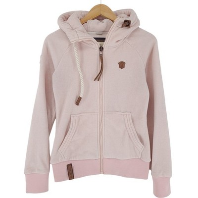 Nakaytano Women Pink Tech Fleece Zip Hoodie Moisture Wicking Up1 Size XS