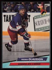 1992-93 Fleer Ultra #244 Fredrik Olausson Winnipeg Jets NM