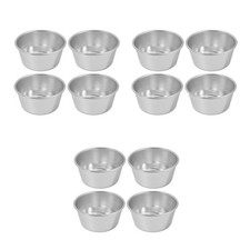 3 Pack Multi-function Muffin Cup Non-stick Pudding Mold Pastry Molds Bakeable
