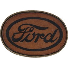 Ford Motor Co Logo Mustang Truck Gt Fastback Shelby 1970s Vintage Belt Buckle