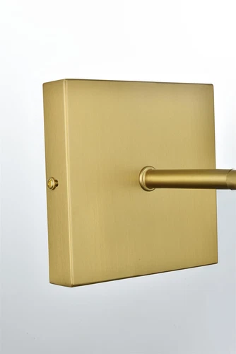 Living District Neri 6" Wall Sconce Clear Shade In Satin Gold - Picture 6 of 7