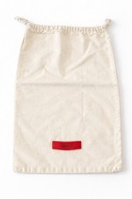 Valentino Garavani Dust Bag Cream Drawstring Storage Pouch Made In Italy