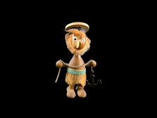Mid Century Teak Holz Figur Wichtelmännchen - Seemann / Seebär / Kapitän - 14 cm
