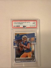 2024 Panini Donruss Justin Herbert #153  PSA 9 rookie 