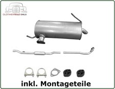 Auspuff Set für Mitsubishi Outlander 3 III 2.0 ab 2012 Mitteltopf + Endtopf