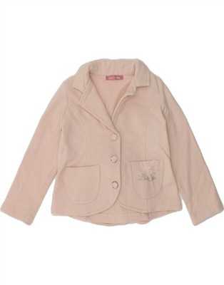 LIU JO Baby Mädchen 3 Knopf Blazer Jacke 18-24 Monate Beige Baumwolle AW85